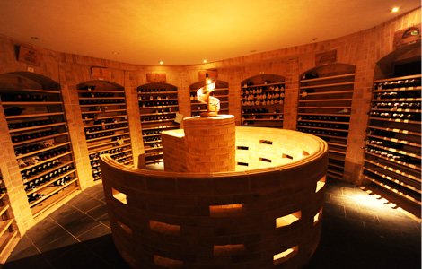 砖瓦建造的红酒贮藏室