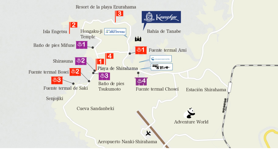 Shirahama map