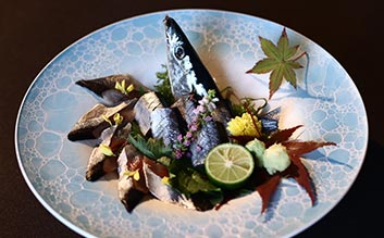 秋刀魚のお造り