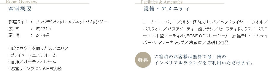 客室概要