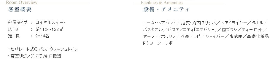 客室概要