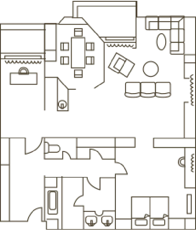 客室間取り図